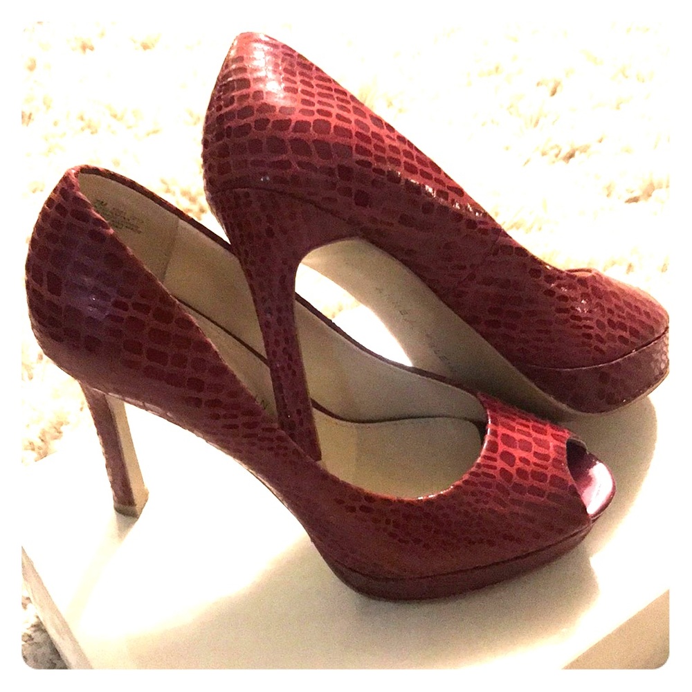 Sexy Anne Klein red high heel for Venetians day
